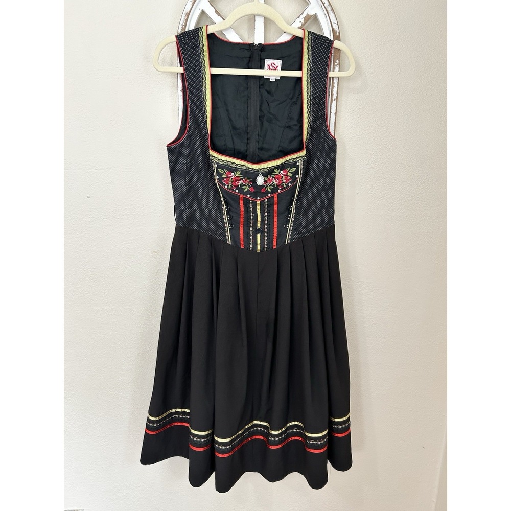 Spieth & Wensky dirndl octoberfest black size 42 traditional folklore